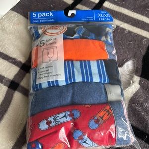 Wonder nation 5 pack boys boxer briefs 100% cotton size XL/XG (14-16